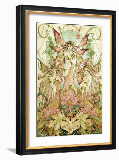 Faerie Graces-Linda Ravenscroft-Framed Giclee Print