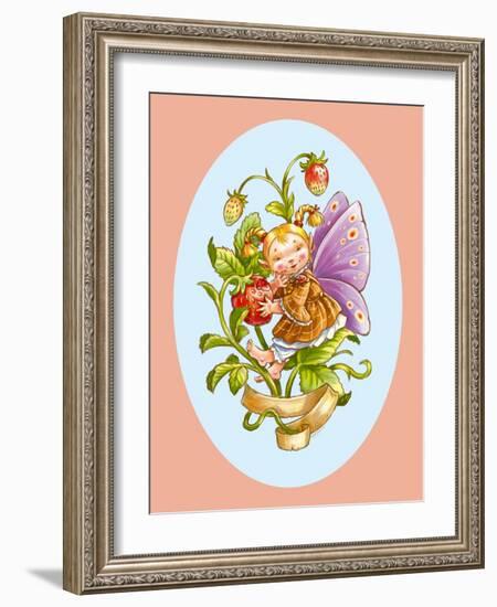 Faerie Sweet Tooth-Olga Kovaleva-Framed Giclee Print