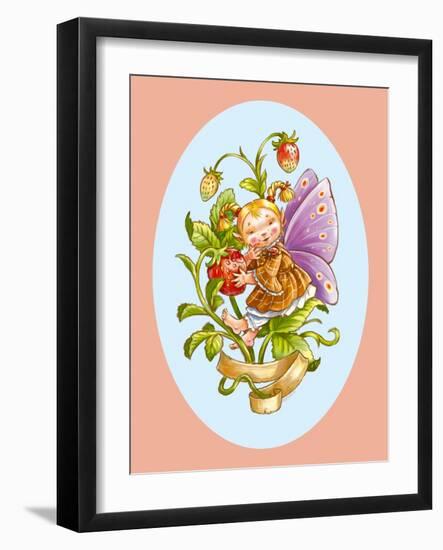 Faerie Sweet Tooth-Olga Kovaleva-Framed Giclee Print