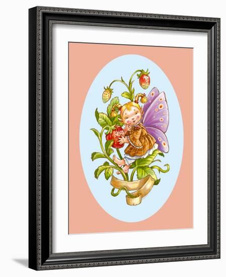 Faerie Sweet Tooth-Olga Kovaleva-Framed Giclee Print