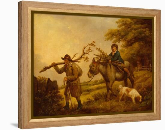 Faggot Gatherers-George Morland-Framed Premier Image Canvas