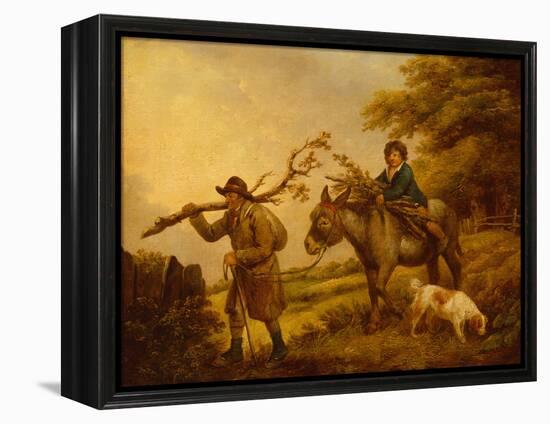 Faggot Gatherers-George Morland-Framed Premier Image Canvas