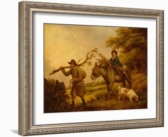 Faggot Gatherers-George Morland-Framed Giclee Print