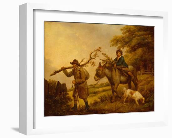 Faggot Gatherers-George Morland-Framed Giclee Print