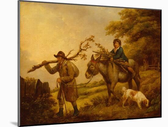 Faggot Gatherers-George Morland-Mounted Giclee Print