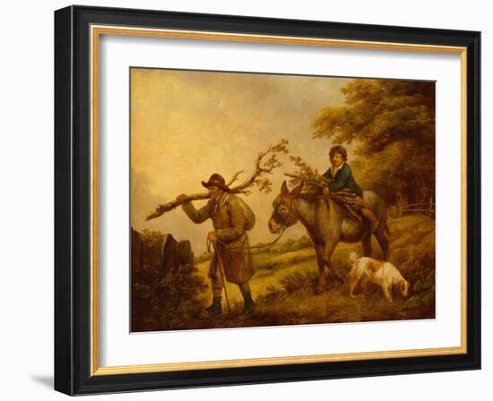 Faggot Gatherers-George Morland-Framed Giclee Print