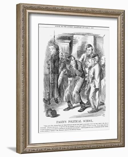 Fagin's Political School, 1867-John Tenniel-Framed Giclee Print
