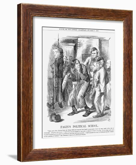 Fagin's Political School, 1867-John Tenniel-Framed Giclee Print