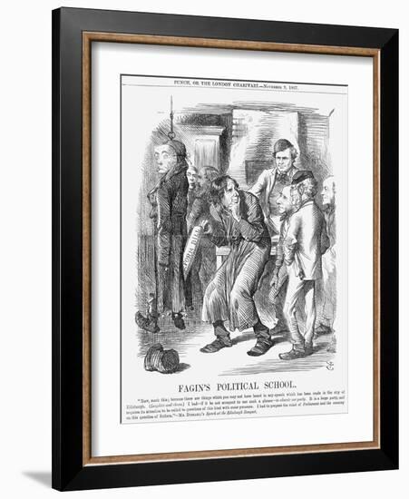 Fagin's Political School, 1867-John Tenniel-Framed Giclee Print