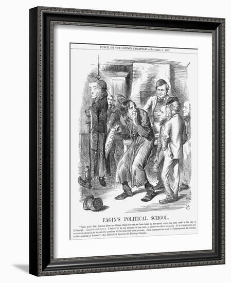 Fagin's Political School, 1867-John Tenniel-Framed Giclee Print