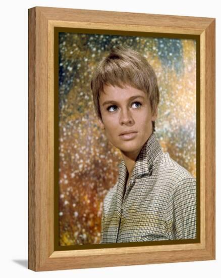 FAHRENHEIT 451, 1966 directed by FRANCOIS TRUFFAUT Julie Christie (photo)-null-Framed Stretched Canvas