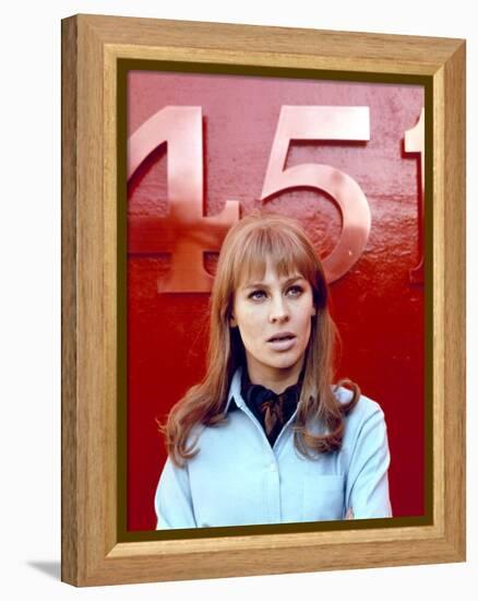 FAHRENHEIT 451, 1966 directed by FRANCOIS TRUFFAUT Julie Christie (photo)-null-Framed Stretched Canvas