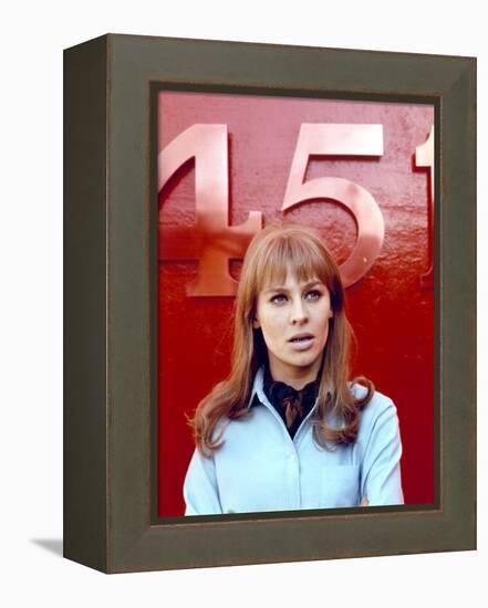 FAHRENHEIT 451, 1966 directed by FRANCOIS TRUFFAUT Julie Christie (photo)-null-Framed Stretched Canvas