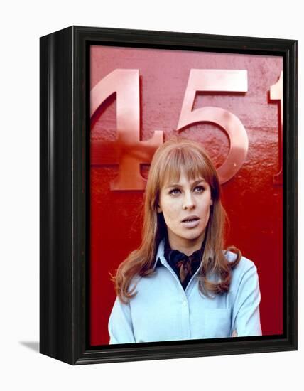 FAHRENHEIT 451, 1966 directed by FRANCOIS TRUFFAUT Julie Christie (photo)-null-Framed Stretched Canvas