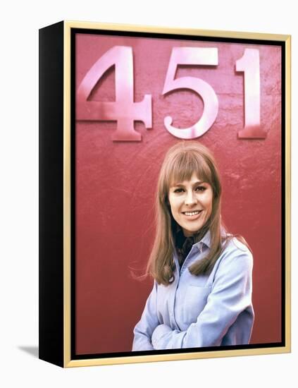 FAHRENHEIT 451, 1966 directed by FRANCOIS TRUFFAUT Julie Christie (photo)-null-Framed Stretched Canvas