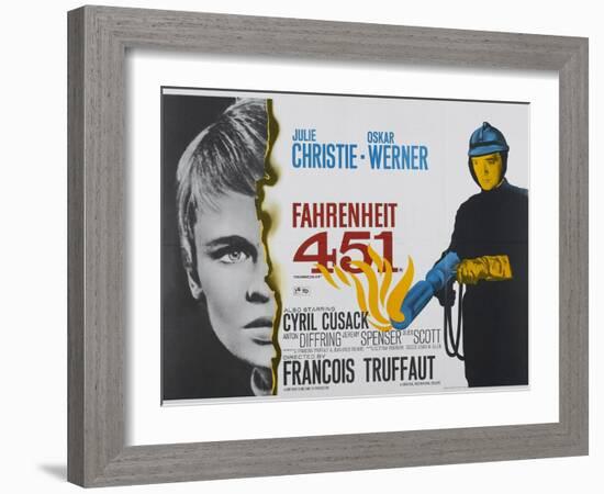 Fahrenheit 451, 1966-null-Framed Giclee Print