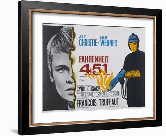 Fahrenheit 451, 1966-null-Framed Giclee Print