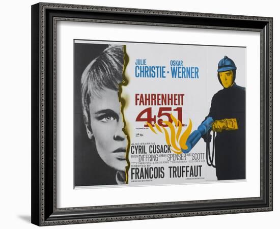 Fahrenheit 451, 1966-null-Framed Giclee Print