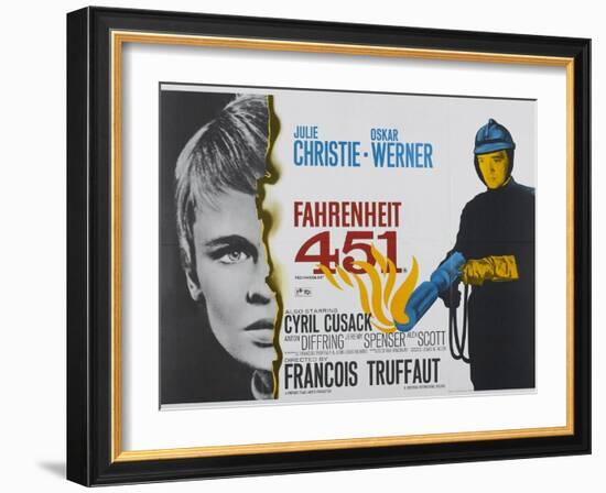 Fahrenheit 451, 1966-null-Framed Giclee Print