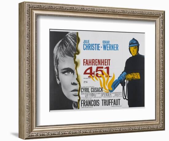 Fahrenheit 451, 1966-null-Framed Giclee Print