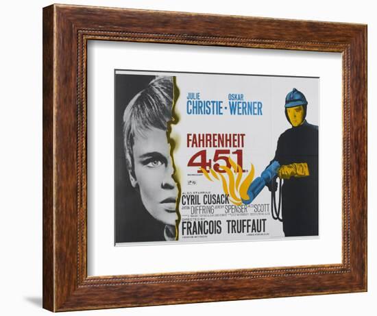 Fahrenheit 451, 1966-null-Framed Giclee Print