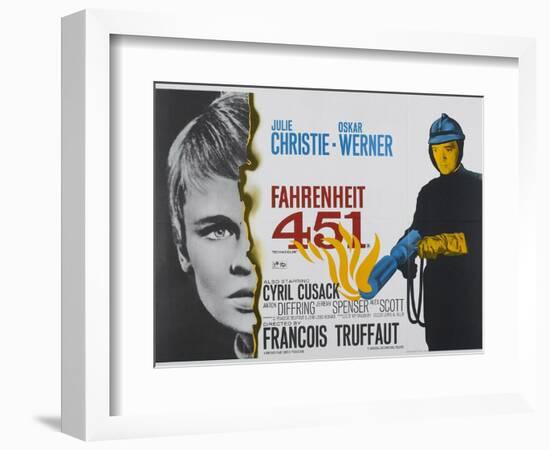 Fahrenheit 451, 1966-null-Framed Giclee Print