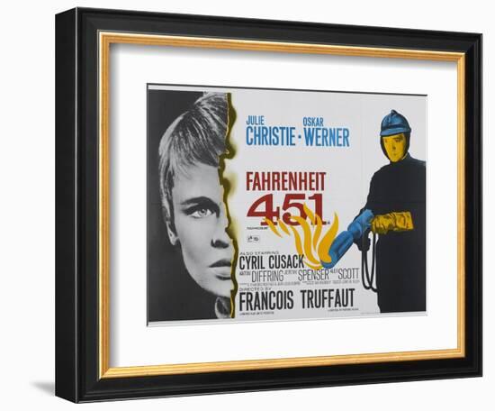 Fahrenheit 451, 1966-null-Framed Giclee Print