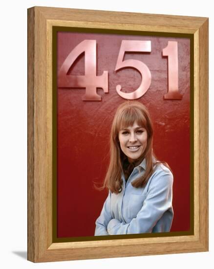 Fahrenheit 451 by Francois Truffaut with Julie Christie, 1966 (photo)-null-Framed Stretched Canvas