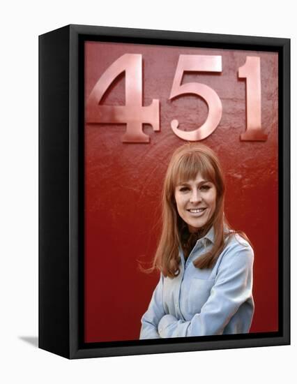 Fahrenheit 451 by Francois Truffaut with Julie Christie, 1966 (photo)-null-Framed Stretched Canvas