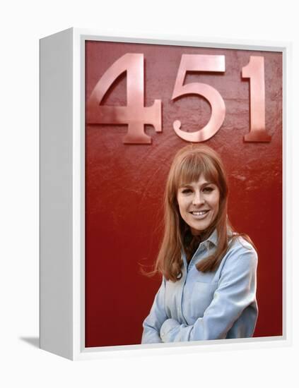 Fahrenheit 451 by Francois Truffaut with Julie Christie, 1966 (photo)-null-Framed Stretched Canvas