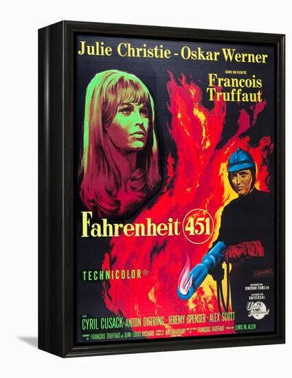 Fahrenheit 451, Julie Christie, Oskar Werner, 1966-null-Framed Stretched Canvas