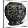 'Fahua jar with openwork design showing the Eight Daoist Immortals', c1550-Unknown-Mounted Giclee Print