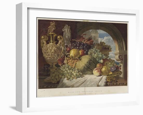 Fair and Fruitful Italy-George Lance-Framed Giclee Print