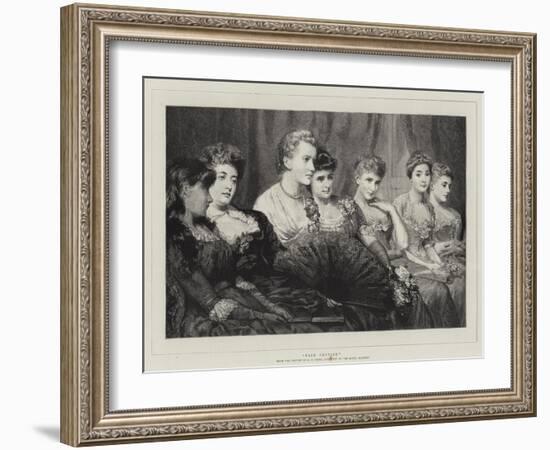 Fair Critics-George Elgar Hicks-Framed Giclee Print