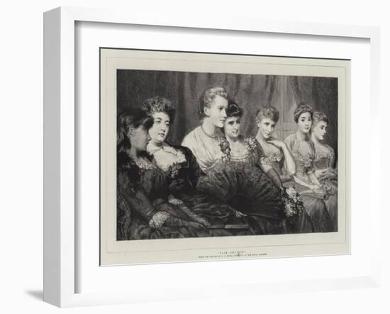 Fair Critics-George Elgar Hicks-Framed Giclee Print