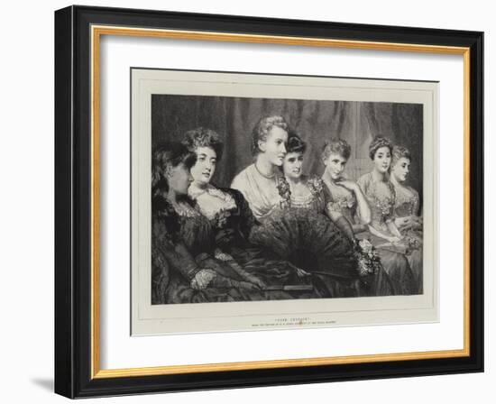 Fair Critics-George Elgar Hicks-Framed Giclee Print