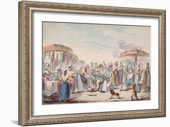 Fair During the Period of the French Revolution, C.1789-Etienne Bericourt-Framed Giclee Print