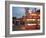 Fair food vendor shacks, Indiana State Fair, Indianapolis, Indiana,-Anna Miller-Framed Photographic Print