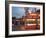 Fair food vendor shacks, Indiana State Fair, Indianapolis, Indiana,-Anna Miller-Framed Photographic Print