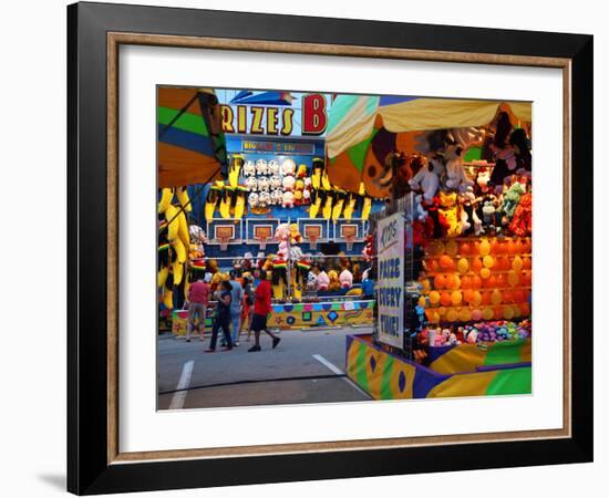 Fair games and prizes, Indiana State Fair, Indianapolis, Indiana,-Anna Miller-Framed Photographic Print