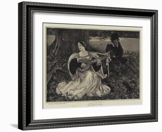 Fair Is My Love-Edwin Austin Abbey-Framed Giclee Print