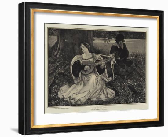 Fair Is My Love-Edwin Austin Abbey-Framed Giclee Print