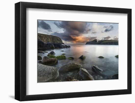 Fair Isle. in the Far North of Scotland. the Coast Near Finni Quoy. Scotland, Shetland Islands-Martin Zwick-Framed Photographic Print