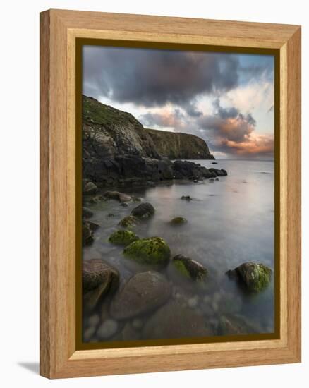 Fair Isle. in the Far North of Scotland. the Coast Near Finni Quoy. Scotland, Shetland Islands-Martin Zwick-Framed Premier Image Canvas