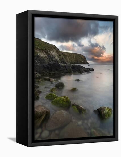 Fair Isle. in the Far North of Scotland. the Coast Near Finni Quoy. Scotland, Shetland Islands-Martin Zwick-Framed Premier Image Canvas