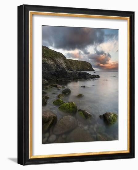 Fair Isle. in the Far North of Scotland. the Coast Near Finni Quoy. Scotland, Shetland Islands-Martin Zwick-Framed Photographic Print