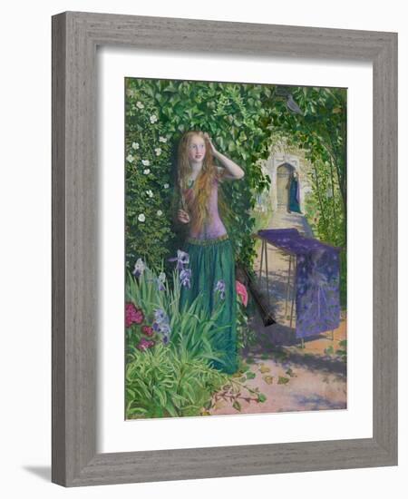 Fair Rosamund, 1854-Arthur Hughes-Framed Giclee Print