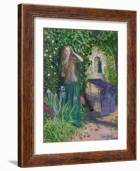 Fair Rosamund, 1854-Arthur Hughes-Framed Giclee Print