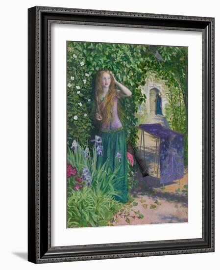 Fair Rosamund, 1854-Arthur Hughes-Framed Giclee Print