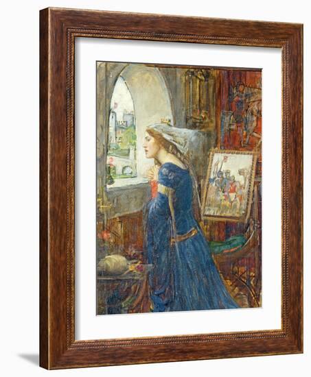 Fair Rosamund, C.1916 (Oil on Canvas) (Detail of 239421)-John William Waterhouse-Framed Giclee Print